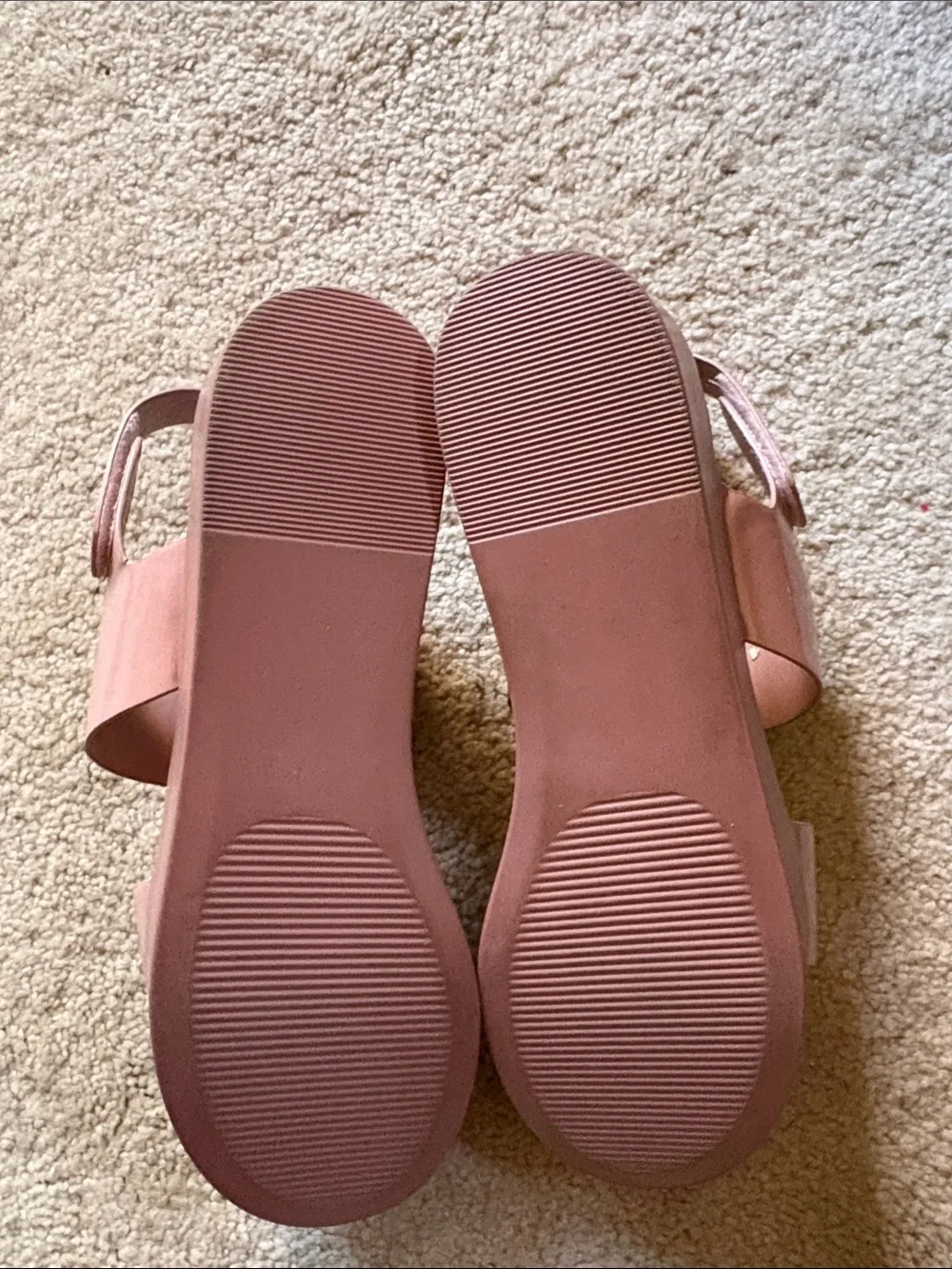 Steve Madden Blush Pink Patent Platform Sandals